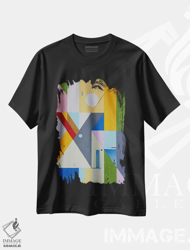 تیشرت مشکی طرح دار راز اثر نِلی لوکاشیک | فروشگاه ایماژ