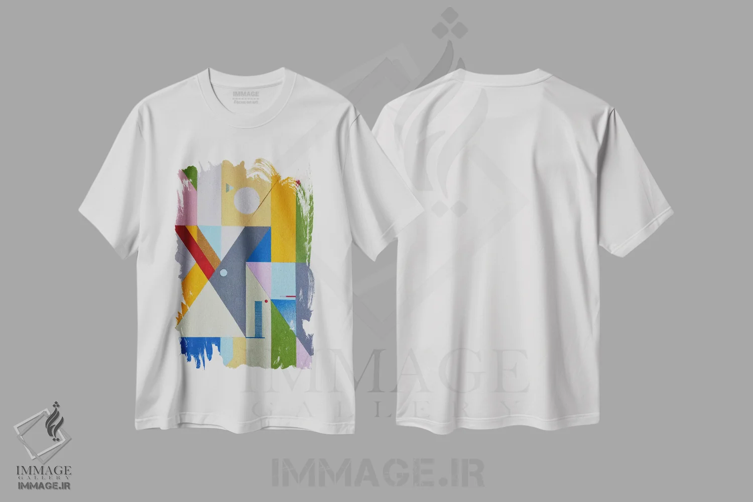 تیشرت سفید طرح دار راز اثر نِلی لوکاشیک | immage.ir