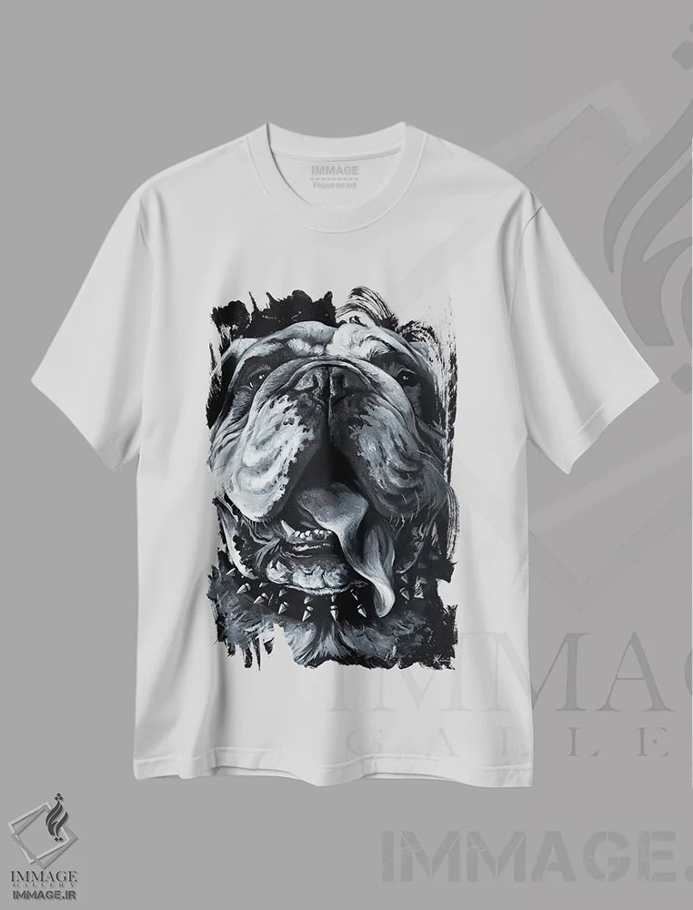 تیشرت سفید طرح دار بولی، هنر فاخر معاصر اثر لینزی کیوی | immage.ir