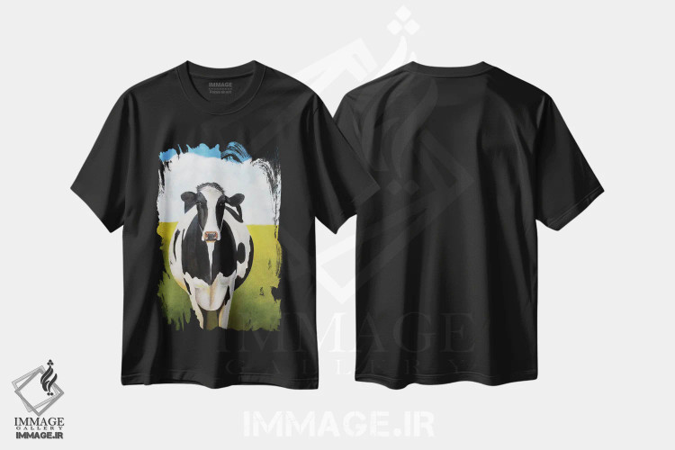 تیشرت مشکی طرح دار دیـزی، دکور روستایی اثر شریل میلر لَکی | immage.ir