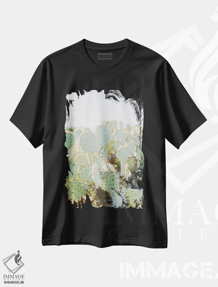 تیشرت مشکی طرح دار آثار لاولی لیتل هوم کو - immage.ir