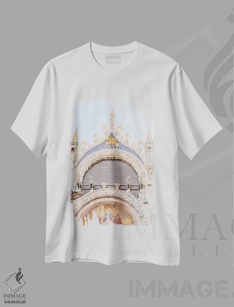 تیشرت سفید طرح دار آثار لاولی لیتل هوم کو - فروشگاه ایماژ