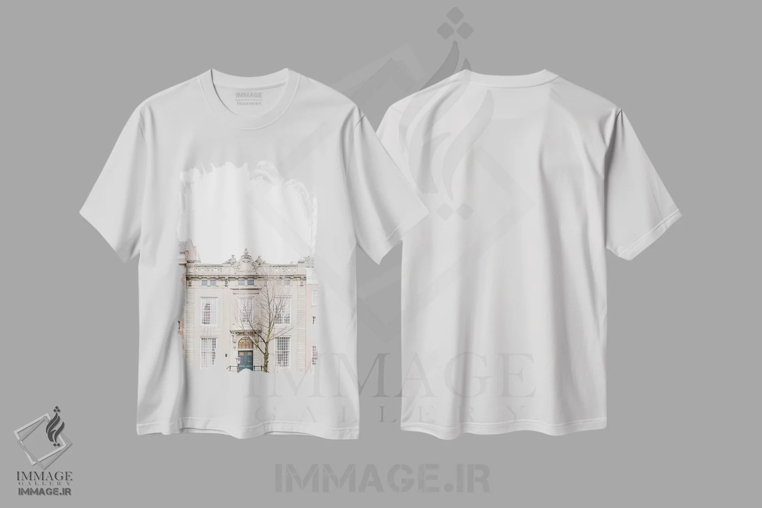 تیشرت سفید طرح دار آثار لاولی لیتل هوم کو - immage.ir