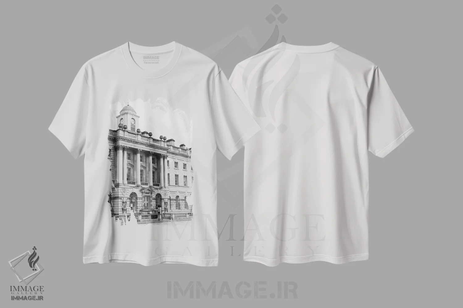 تیشرت سفید طرح دار آثار لاولی لیتل هوم کو - فروشگاه ایماژ