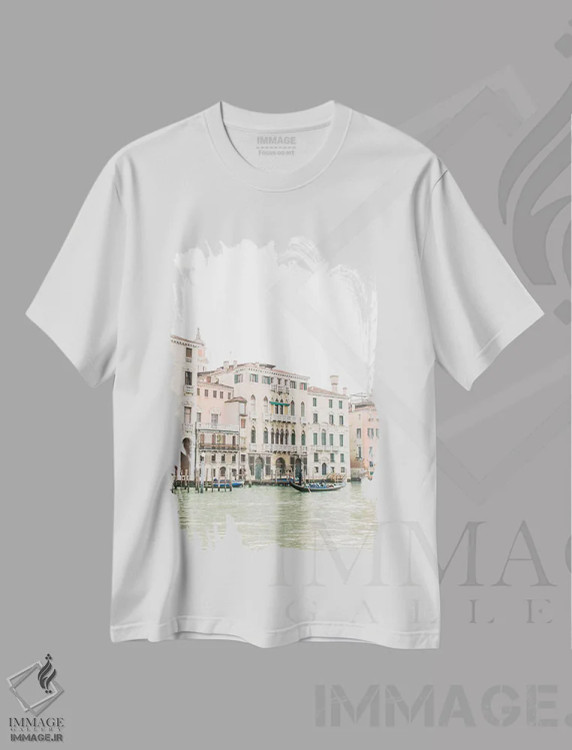 تیشرت سفید طرح دار آثار لاولی لیتل هوم کو - فروشگاه ایماژ