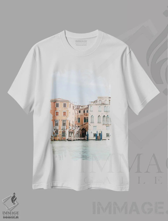 تیشرت سفید طرح دار آثار لاولی لیتل هوم کو - immage.ir