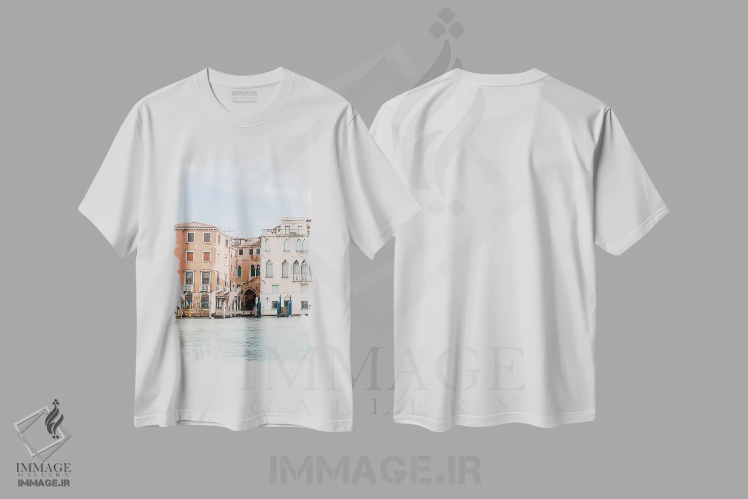 تیشرت سفید طرح دار آثار لاولی لیتل هوم کو - immage.ir