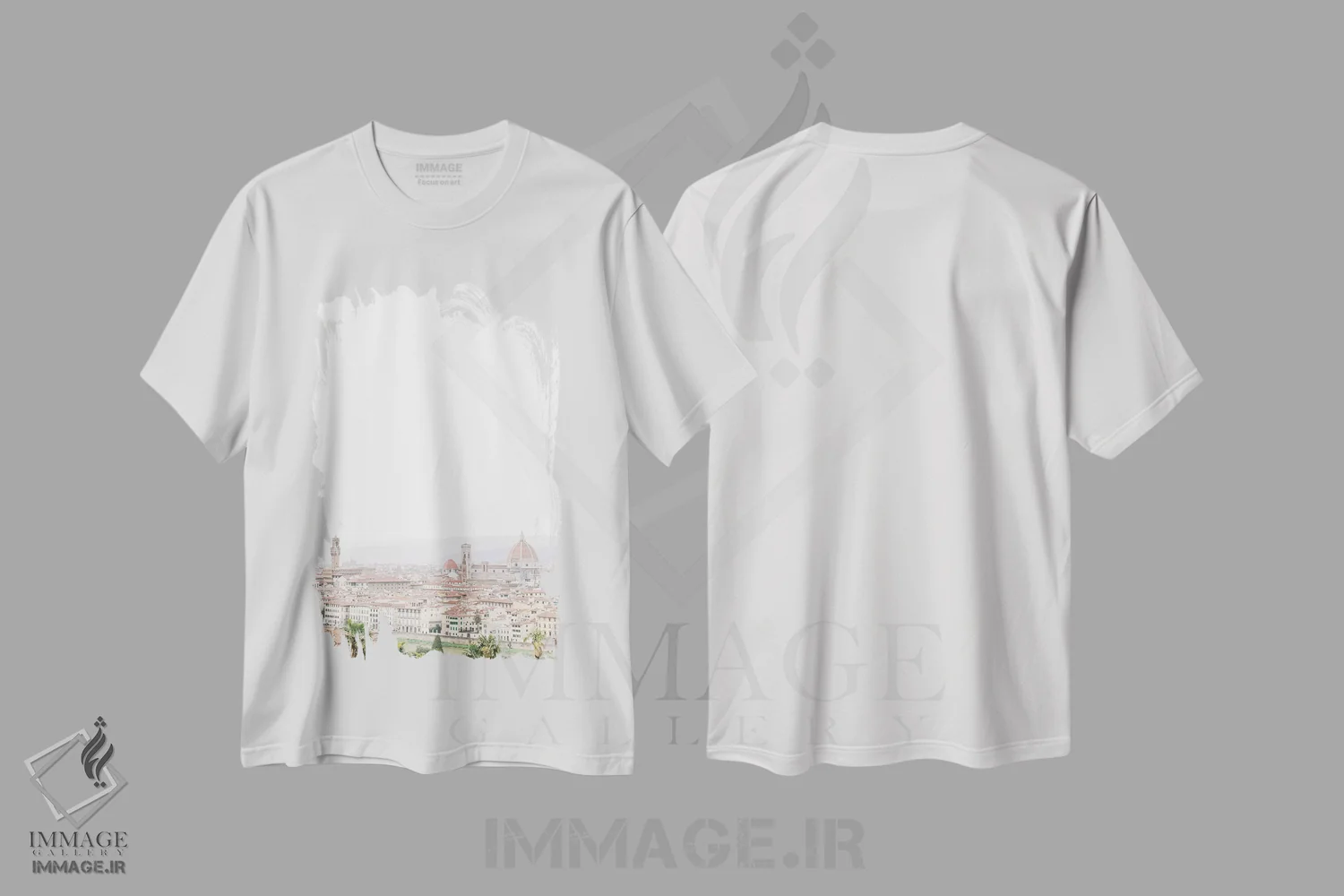 تیشرت سفید طرح دار آثار لاولی لیتل هوم کو - immage.ir