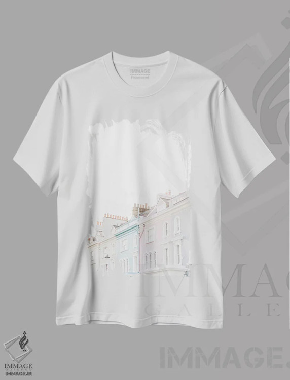 تیشرت سفید طرح دار آثار لاولی لیتل هوم کو - immage.ir