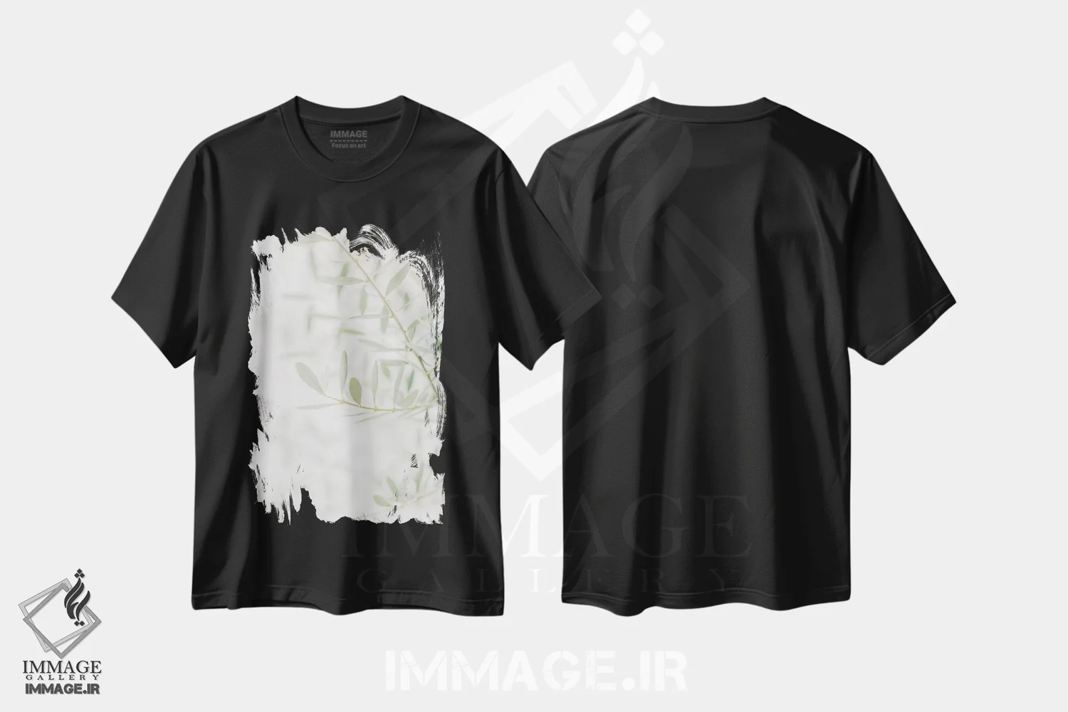 تیشرت مشکی طرح دار آثار لاولی لیتل هوم کو - فروشگاه ایماژ