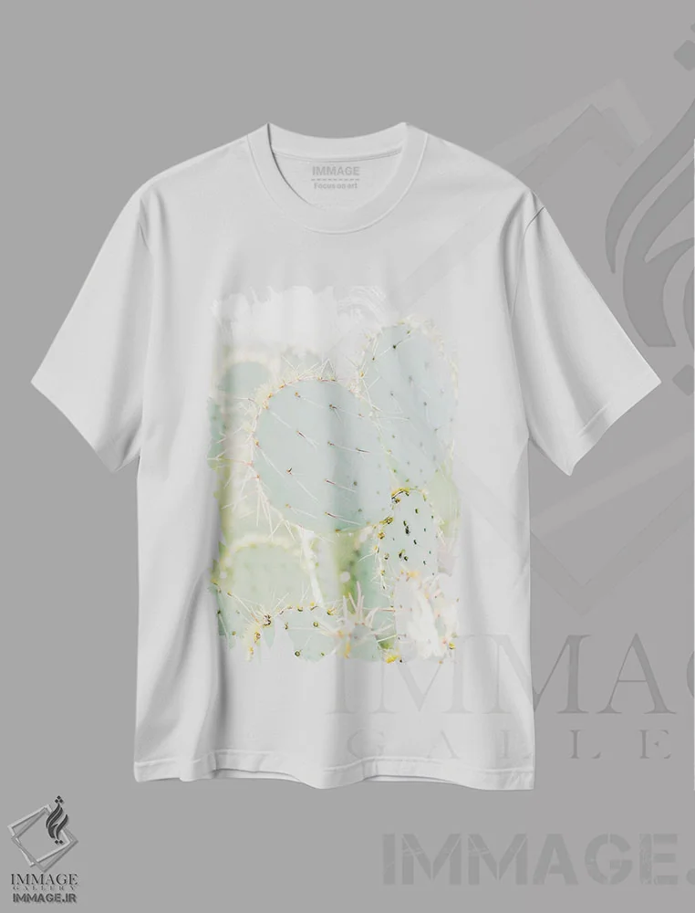 تیشرت سفید طرح دار Tuscon, Arizona,انجیر کاکتی I، توسان، آریزونا، تزئینی اثر لاولی لیتل هوم کو | immage.ir