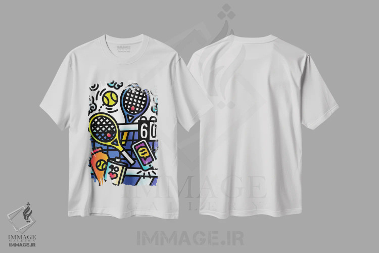 تیشرت سفید طرح دار سس مخفی، هنر دیجیتال اثر لیزا لوپاک | immage.ir