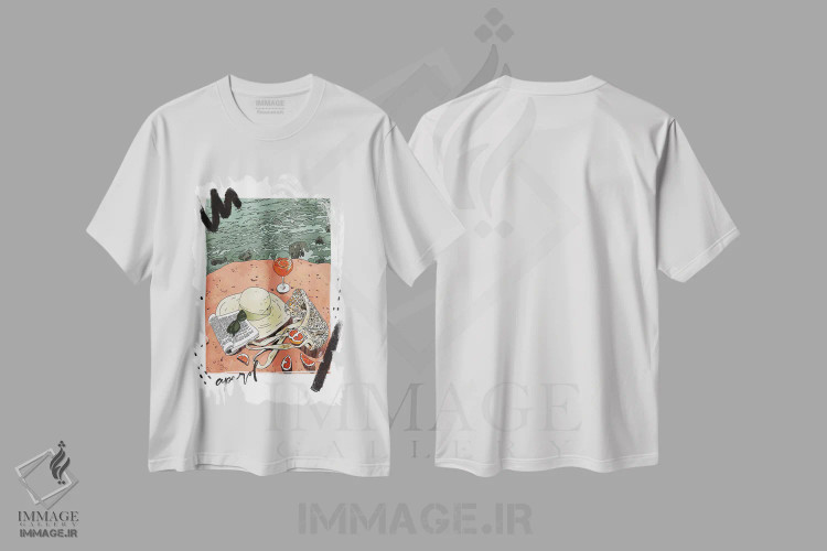 تیشرت سفید طرح دار آپِرول اسپرایتز، انیمه اثر لوسی میشل | فروشگاه ایماژ