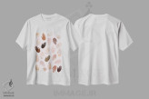 تیشرت سفید طرح دار گررل، تزئینی اثر لیمُو | فروشگاه ایماژ