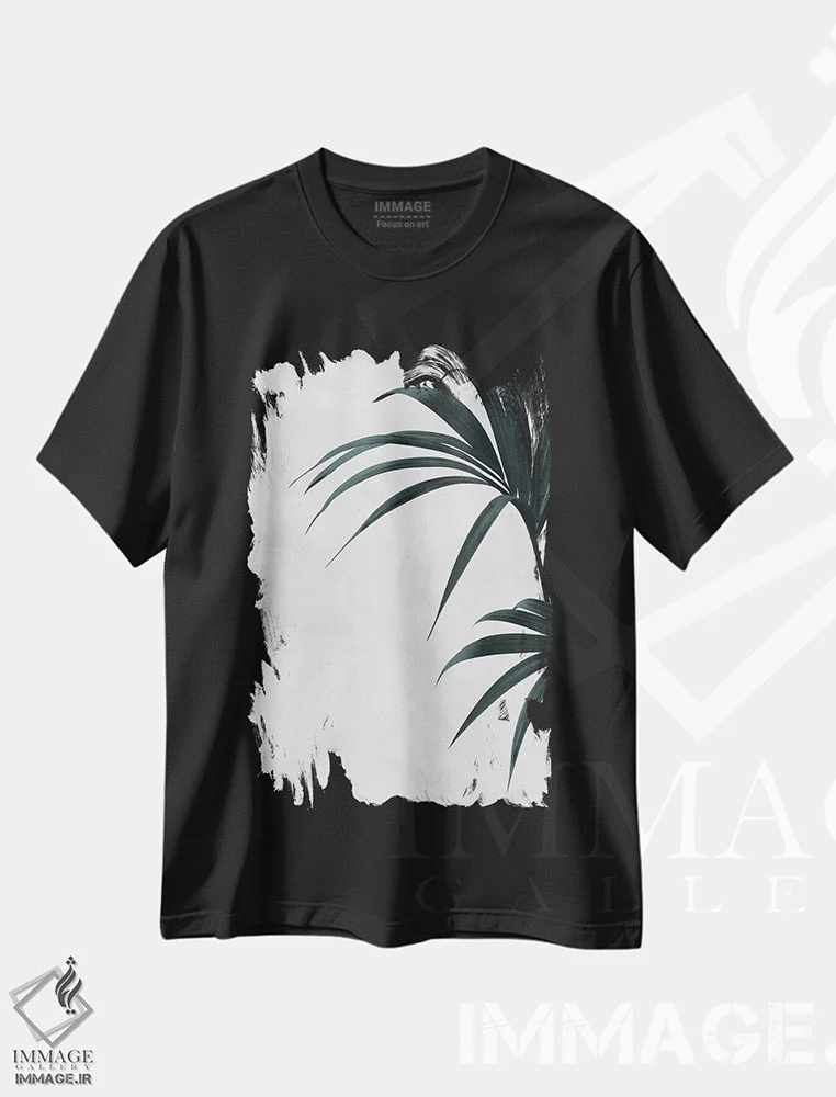 تیشرت مشکی طرح دار فروتن، تزئینی اثر لیمُو | فروشگاه ایماژ