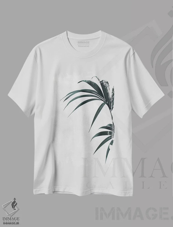 تیشرت سفید طرح دار فروتن، تزئینی اثر لیمُو | immage.ir