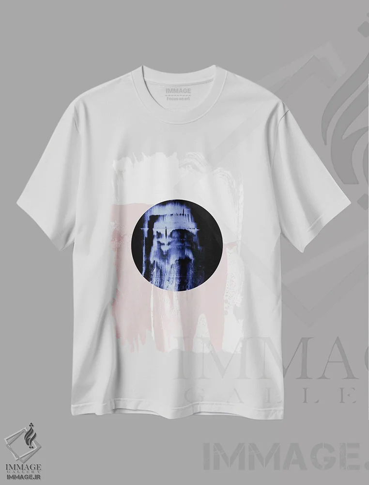 تیشرت سفید طرح دار شفاف اثر لیمُو | فروشگاه ایماژ