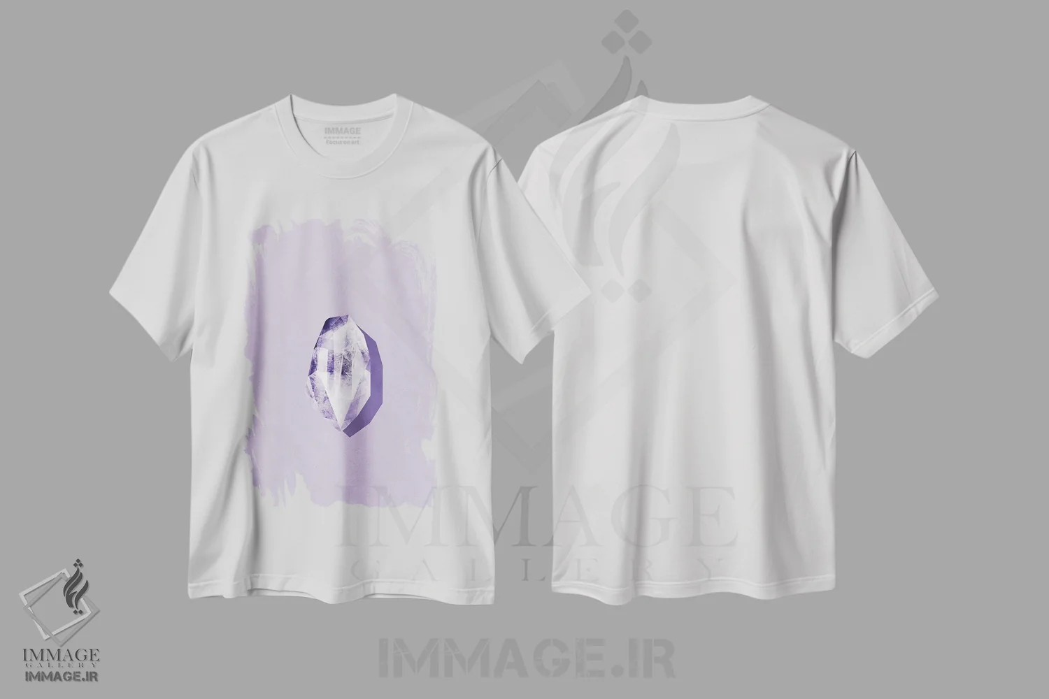 تیشرت سفید طرح دار شهود اثر لیمُو | immage.ir
