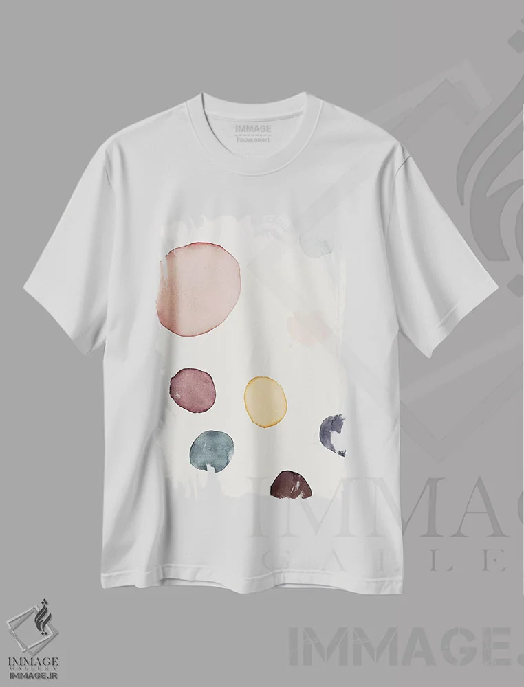 تیشرت سفید طرح دار صلح اثر لیمُو | immage.ir