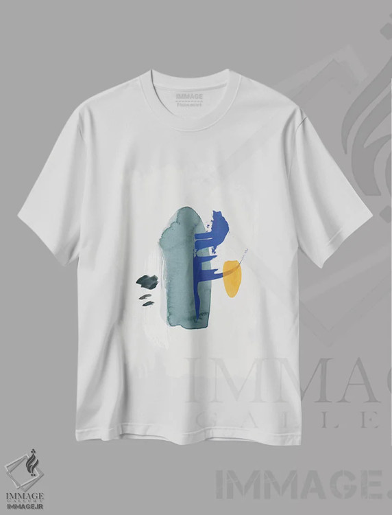تیشرت سفید طرح دار "آغاز" اثر لیمُو | فروشگاه ایماژ