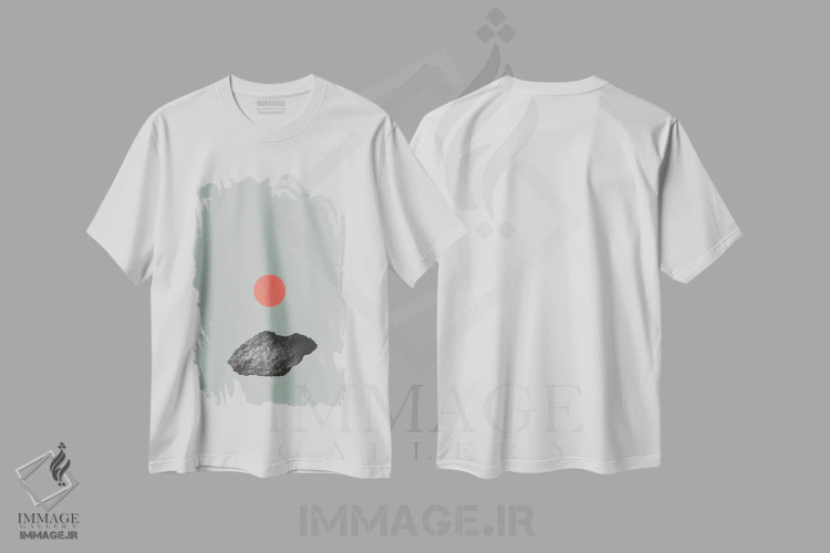 تیشرت سفید طرح دار "خوداندیشی" اثر لیمُو | فروشگاه ایماژ