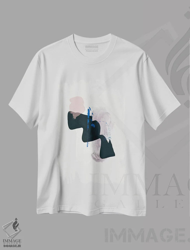 تیشرت سفید طرح دار "درک" اثر لیمُو | فروشگاه ایماژ