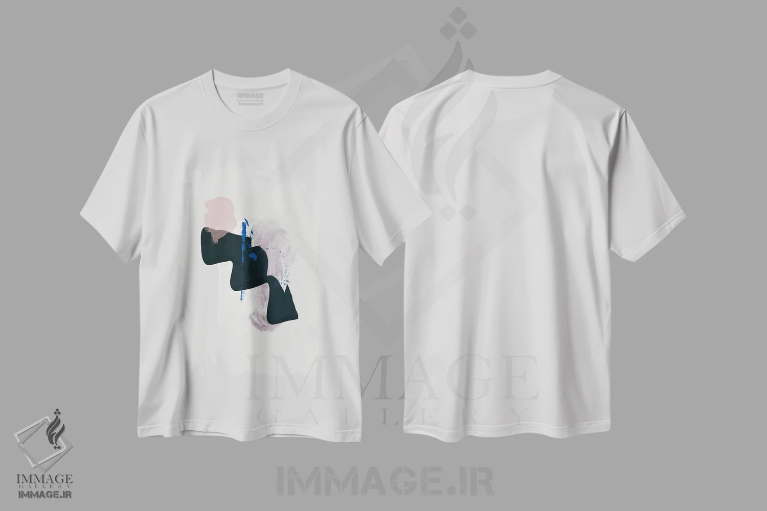 تیشرت سفید طرح دار "درک" اثر لیمُو | فروشگاه ایماژ