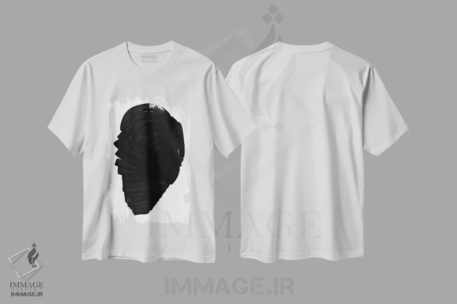 تیشرت سفید طرح دار "ترا ۱" اثر لیمُو | immage.ir