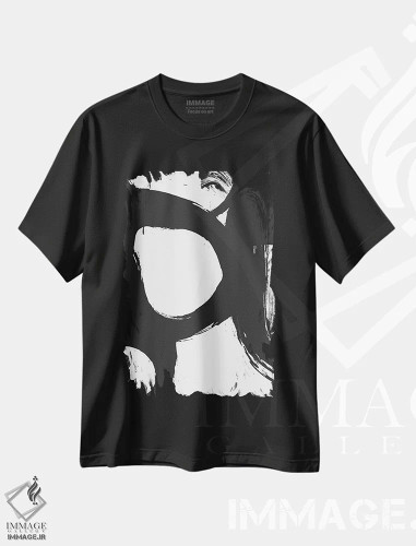 تیشرت مشکی طرح دار "روان ۲" اثر لیمُو | فروشگاه ایماژ