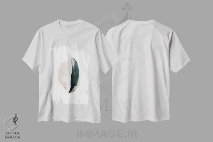 تیشرت سفید طرح دار "ضروری" اثر لیمُو | immage.ir