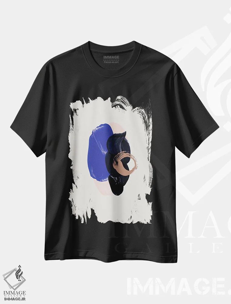 تیشرت مشکی طرح دار "دفتر یادداشت ۲" اثر لیمُو | immage.ir