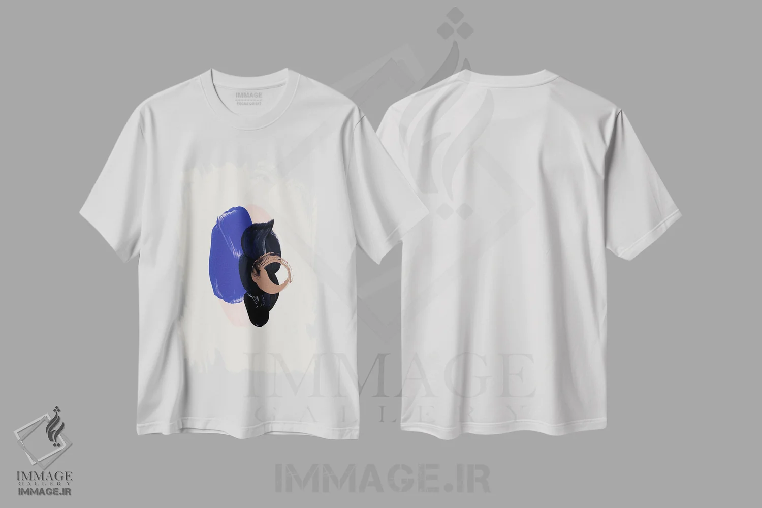 تیشرت سفید طرح دار "دفتر یادداشت ۲" اثر لیمُو | فروشگاه ایماژ