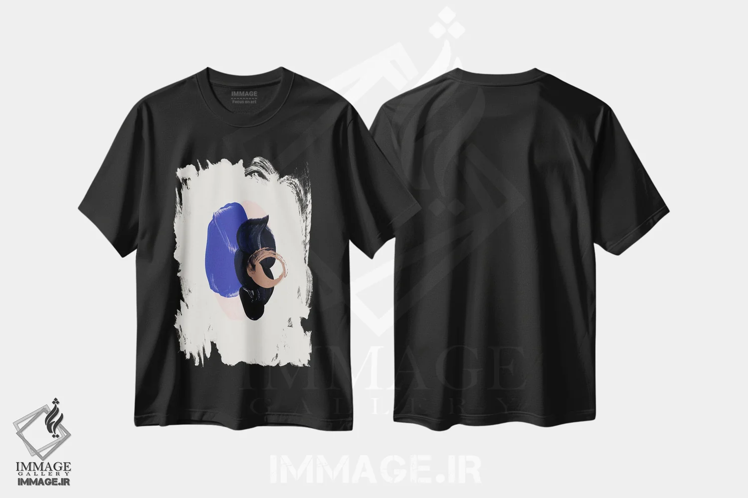تیشرت مشکی طرح دار "دفتر یادداشت ۲" اثر لیمُو | immage.ir