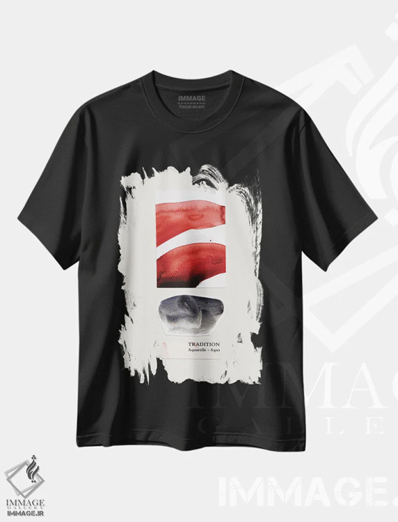 تیشرت مشکی طرح دار "دفتر طراحی ۵" اثر لیمُو | immage.ir