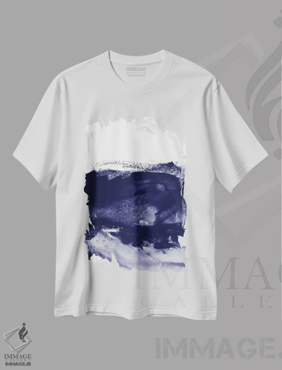 تیشرت سفید طرح دار "آزادی" اثر لیمُو | immage.ir