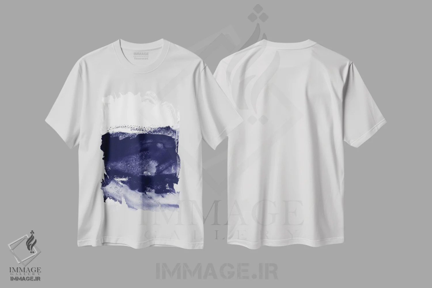تیشرت سفید طرح دار "آزادی" اثر لیمُو | immage.ir