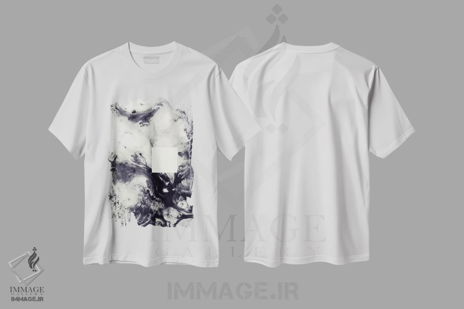 تیشرت سفید طرح دار "گیرش، چنگ" اثر لیمُو | immage.ir