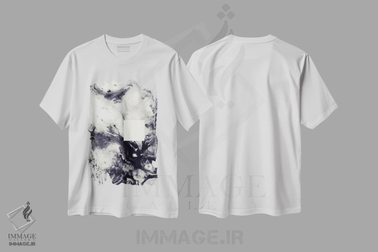 تیشرت سفید طرح دار "گیرش، چنگ" اثر لیمُو | immage.ir