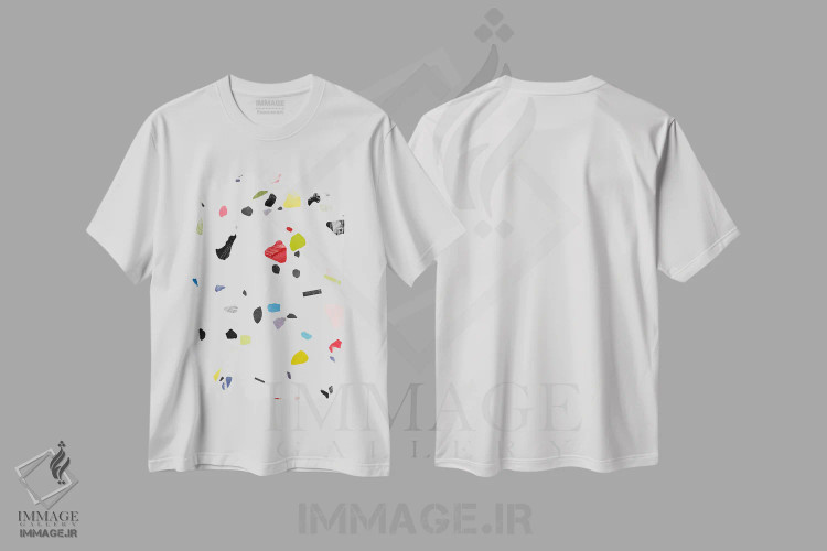تیشرت سفید طرح دار ترازوی نقاشی شده I اثر لیمُو | فروشگاه ایماژ