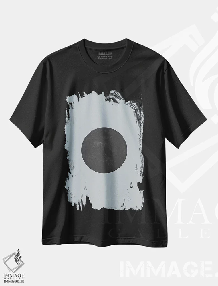 تیشرت مشکی طرح دار C اثر لیمُو | immage.ir