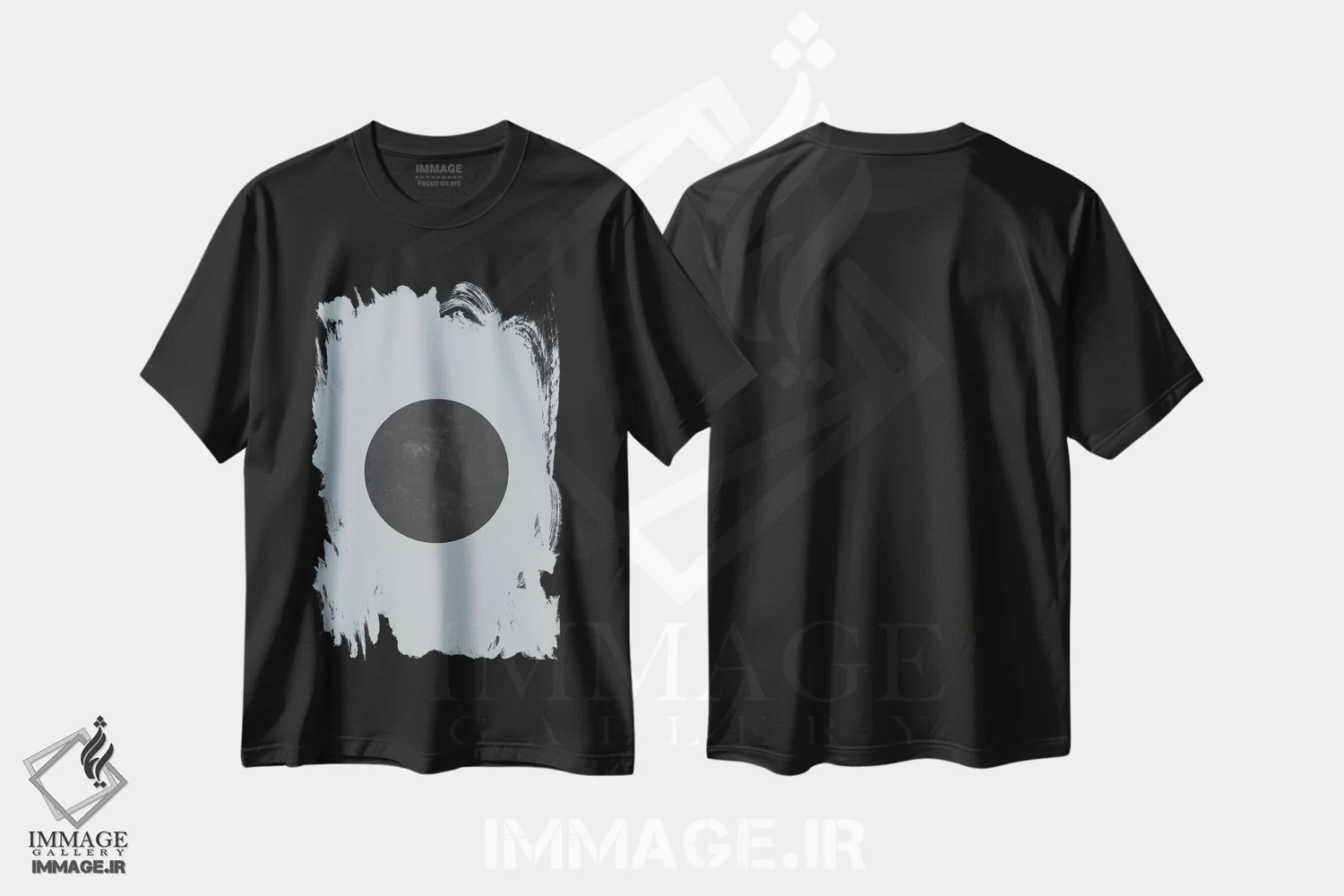 تیشرت مشکی طرح دار C اثر لیمُو | immage.ir