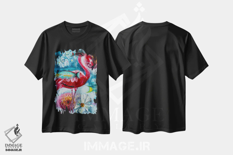 تیشرت مشکی طرح دار برای همیشه، دکور معاصر اثر لیندا مک کلور | immage.ir