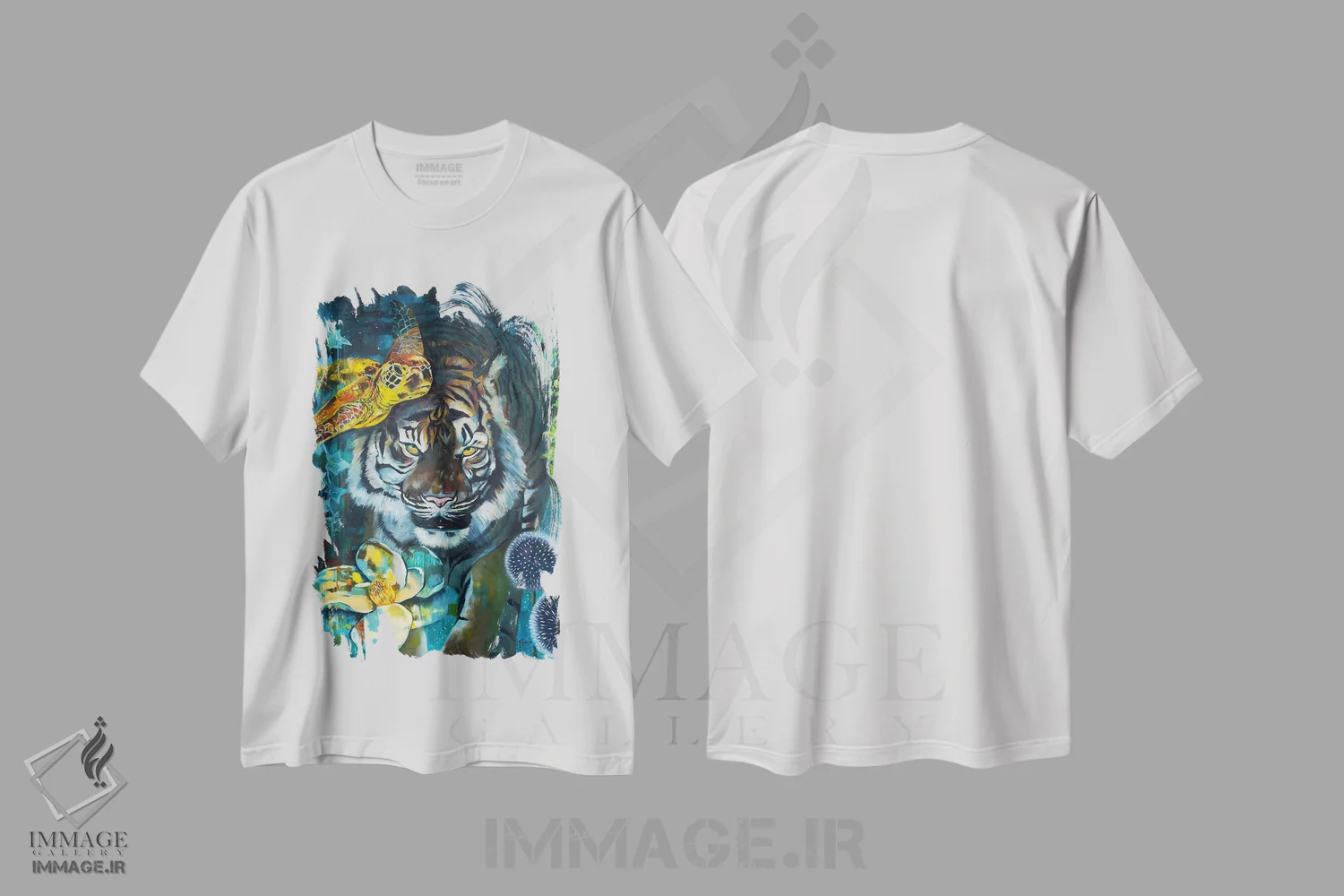 تیشرت سفید طرح دار به غریزه ات اعتماد کن، دکور معاصر اثر لیندا مک کلور | immage.ir