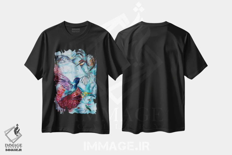 تیشرت مشکی طرح دار فهمیدن، دکور معاصر اثر لیندا مک کلور | immage.ir