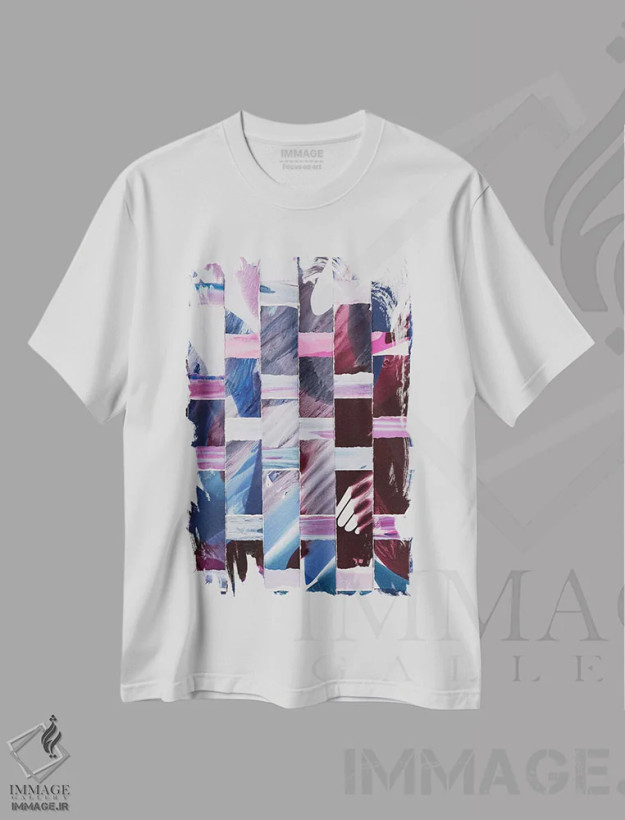 تیشرت سفید طرح دار درگاه های رویا اثر لیندا استلینگ | فروشگاه ایماژ