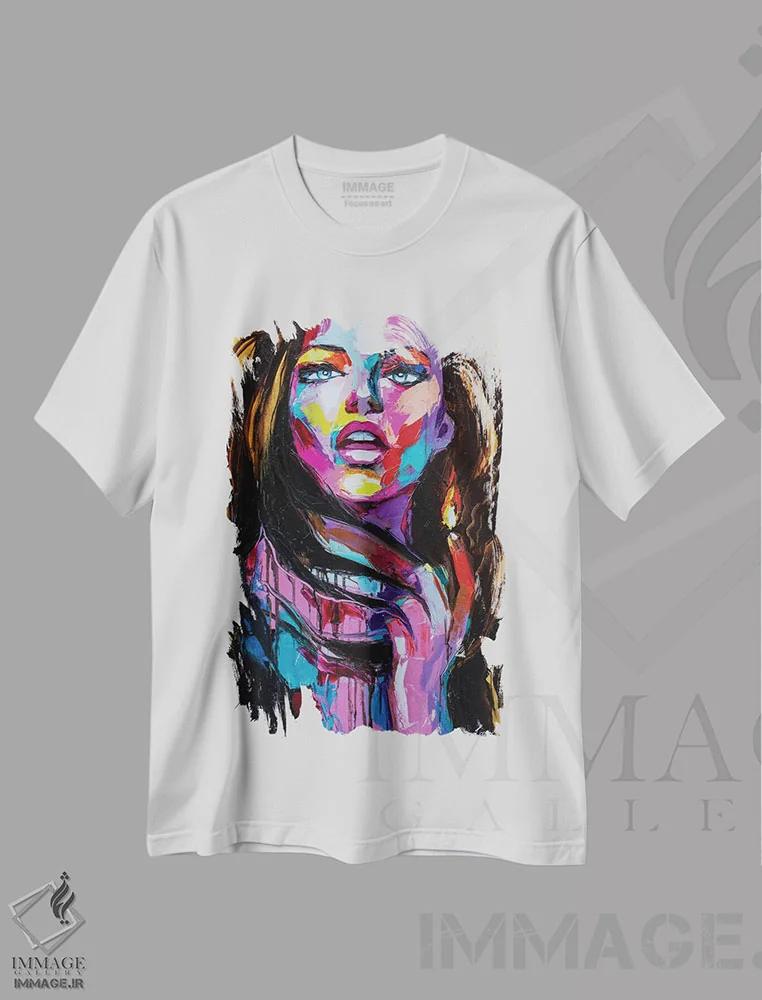 تیشرت سفید طرح دار اگر لازم باشد، دکور معاصر اثر لانا فری | immage.ir