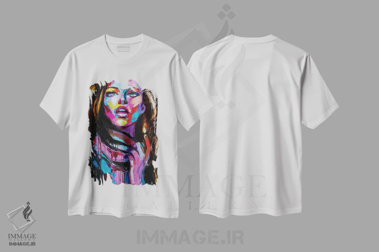 تیشرت سفید طرح دار اگر لازم باشد، دکور معاصر اثر لانا فری | immage.ir