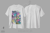 تیشرت سفید طرح دار گل ها یازدهم، دکور بوهمی اثر لنکا اشتسنا | immage.ir