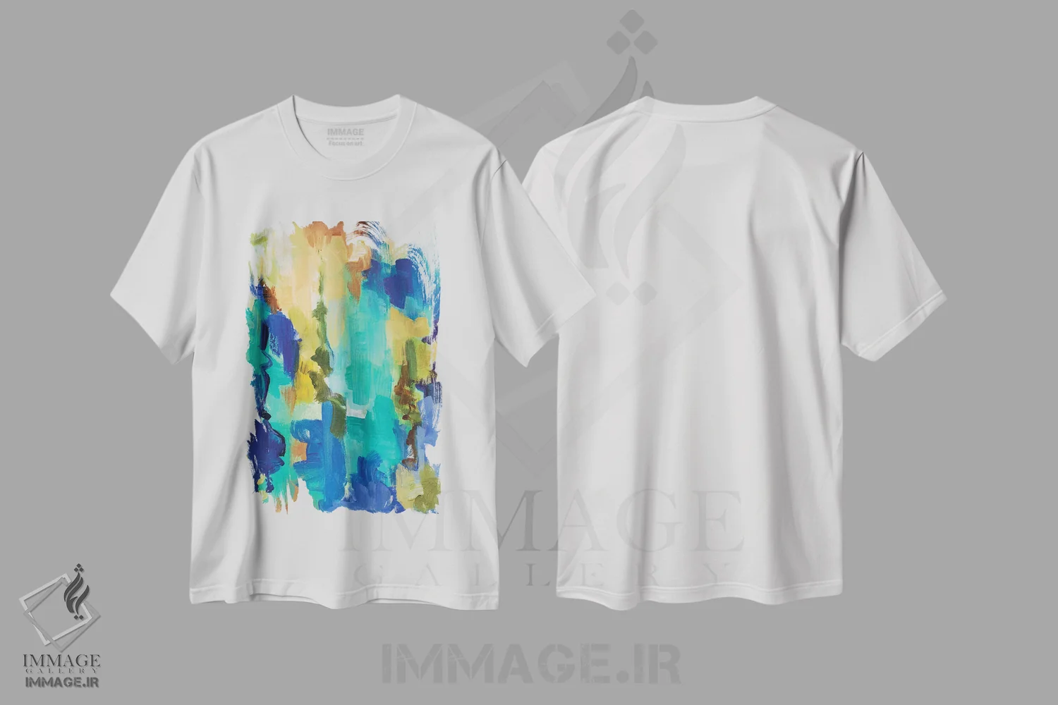 تیشرت سفید طرح دار "سرناد II" اثر لِینی لورث | immage.ir