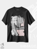 تیشرت مشکی طرح دار "نمای شهری II" اثر لِینی لورث | immage.ir